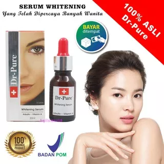 Dr Pure Serum Whitening Original Asli BPOM Pemutih Wajah Collagen Vitamin Glowing Muka Memutihkan