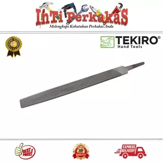 Tekiro Kikir Plat Halus Ukuran 6, 8, 10,12  -  Flat Files Smooth Cut ALAT PERKAKAS KIKIR PLAT HALUS TEKIRO