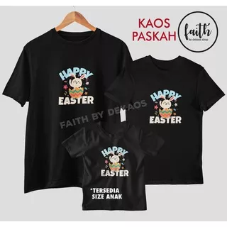 KAOS PASKAH / KAOS ROHANI KRISTEN / KAOS KELUARGA KRISTEN / KAOS ANAK KRISTEN / KAOS COUPLE KELUARGA / KAOS EASTER / KAOS HAPPY EASTER / KAOS PASKAH KELUARGA / BAJU PASKAH / BAJU PASKAH ANAK / KAOS EASTER ANAK / KAOS PASKAH ANAK / FAITH BY DEKAOS 1136