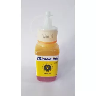 Tinta Printer Miracle Ink 100ml Canon Yellow / Dye Ink