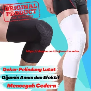 Pelindung Lutut Olahraga Deker Pelindung Lutut Anti Cedera Knee Protector Olahraga Basket Futsal Knee Guard Leg Sleeve