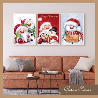 [Hiasan Dinding] MERRY CHRISTMAS SANTA CLAUS HARI NATAL WALL DECOR