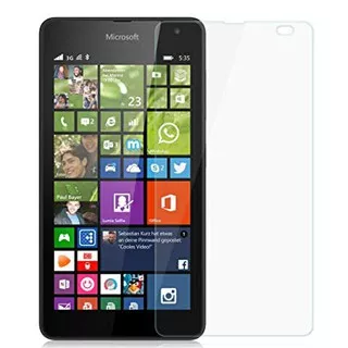 Nokia Lumia 535 Tempered Glass Kaca Bening Anti Gores Nokia Lumia 535