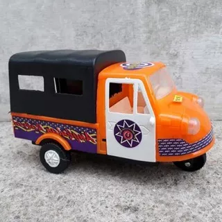 Terbaru Mainan bemo antik - miniatur becak motor edukasi - anak edukatif
