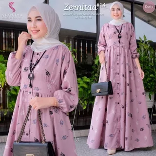 Gamis Wanita Zernita 14 Maxy Dress Original by Shofiya  / Baju Kondangan Wanita Premium Murah