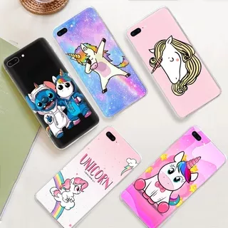 Ty171 Cute Unicorn Cover iPhone 8 7 6 6S 5 5S SE 5C 4S 4 Transparent Case