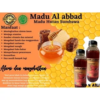 Madu Asli Sumbawa Murni 100% Madu Hutan Sumbawa 600 gram Untuk Campuran Makanan Dan Minuman Memperkuat Imun tubuh / Madu Asli Sumbawa