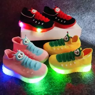 sepatu led anak import