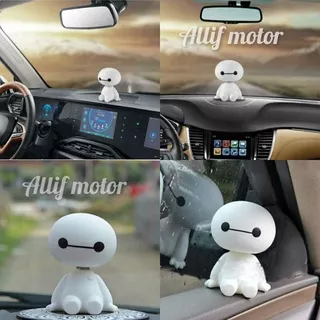 Baymax Shaking Head Ornament Aksesoris Mobil - 0805B 