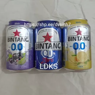 Bintang Zero 0.0% Can 330ml - Zero / Lemon / Blackcurrant & Lime