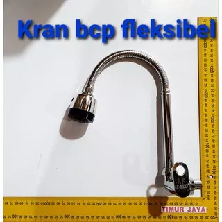 Kran Angsa Flesibel Cuci Piring Kepala Besar/Keran Fleksibel Sink BCP