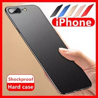 iPhone 8 7 6S 6 Plus SE 5C 5S 5 casing PC Hard case Matte Ultra Thin back cover