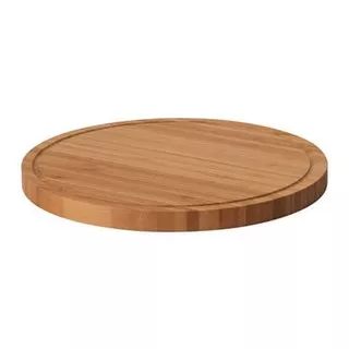 Produk IKEA Pilihan Talenan Bahan Bambu IKEA OLEBY Telenan Bulat Dekorasi Chopping Board