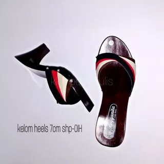 sandal high heels kelom geulis/sandal kayu polos