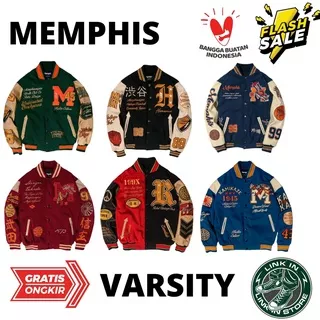 VARSITY JACKET MEMPHIS ORIGINS HOMERUN/YOKOSUKA/REBEL/TAKEDA