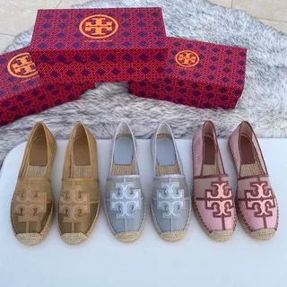 Tory Burch Original TB Shoes Espadrilles Sepatu Wanita