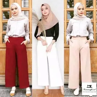 KULOT CREPE PREMIUM - CELANA KULOT CREPE -CELANA KULOT WANITA