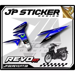 REVO STICKER STRIPING REVO FIT- STICKER MOTOR HONDA REVO FIT - REVO FIT  LIST VARIASI HOLOGRAM (JP.S2) 08