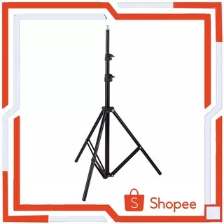 Portable Light Stand Tripod 3 Section 200cm for Studio Lightning - 16mm 1/4 Thread 3 Section 200cm