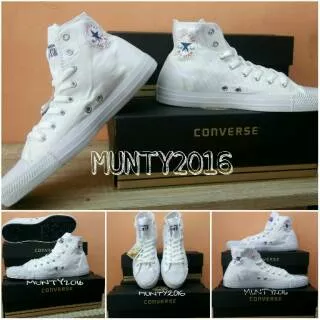 SEPATU CONVERSE ALL STAR HIGH CT2 FULL WHITE + BOX CONVERSE