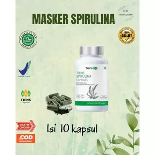 (Bayar Ditempat) Spirulina Original / Masker Spirulina Tiens / masker wajah alami