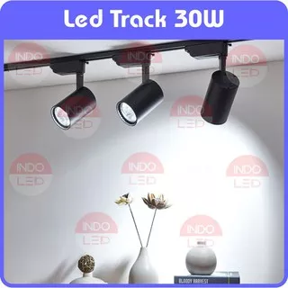 Lampu LED Track Rell Spot 30W Lampu Tembak Led Sorot Pakaian Lampu Sorot Rel LED Spotlight