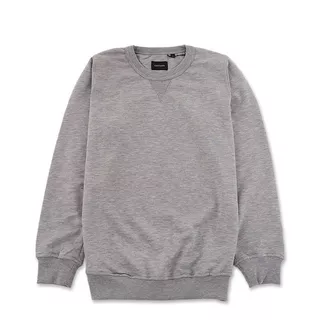 Yard Sale Costuum Okame Reguler Long Crewneck Sweater Misty Grey