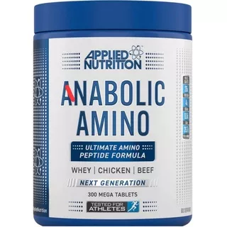 APPLIED NUTRITION ANABOLIC AMINO 300 MEGA TABLET SUPLEMEN FITNESS WHEY PROTEIN ISOLATE TABS BEEF PROTEINS NOT MUSCLEMEDS CARNIVOR OPTIMUM NUTRITION ON AMINOS 2222 PHP EDGE GERMAN FORGE MUTANT