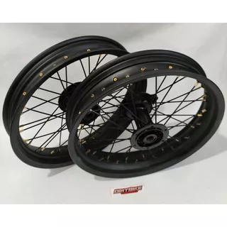 VELG SET SUPERMOTO RING 17 KLX DTRACKER 150 UKURAN 250 300 17