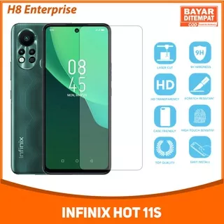 Tempered Glass Infinix Hot 11s  - Tempered Glass Premium Quality