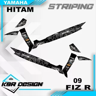 fiz r (cod) stiker motor striping fiz r motor yamaha motor sticker variasi Racing09