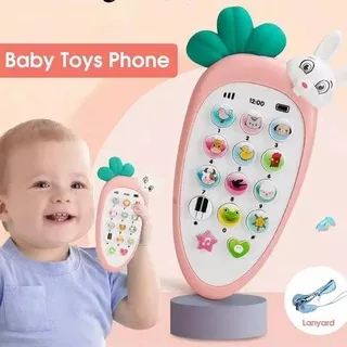 telepon mainan bayi / mainan Ponsel Bayi / Mainan Handphonebayi /Telepon Pendidikan Awal dengan Lampu Musik