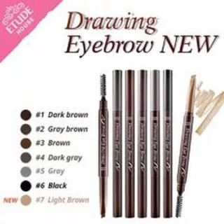 ETUDE HOUSE NEW Drawing Eye Brow 0.25g [Size Up] / eyebrow Korea (warna1-7)  EtudeHouse