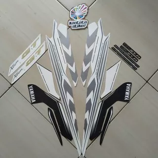 Stiker Striping Motor Yamaha Xeon GT 2015 putih