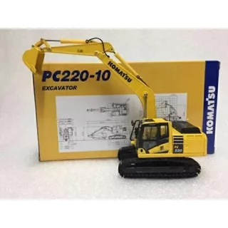 Diecast Excavator Komatsu PC220 Miniatur Alat Berat 1:50