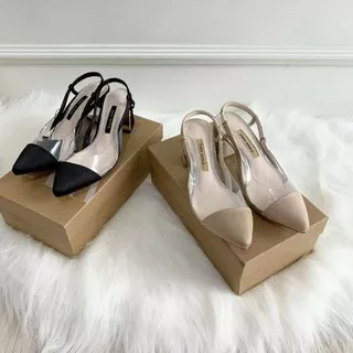 Sepatu Heels | Sepatu Zara | Sepatu Kerja Wanita | Women Shoes | Sepatu Nude | Zs135