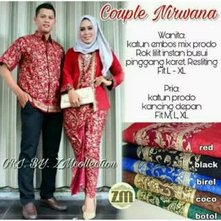 Batik couple kutubaru nirwana, kebaya sarimbit kutubaru nirwana rok lilit