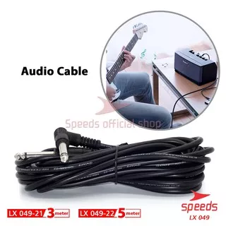 SPEEDS Kabel Jack Gitar Listrik Alat Musik Kabel Aux Cable Audio Kabel Salon Speaker 049-21