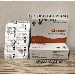 CHANNA STRIP 30 KAPSUL ALBUMIN IKAN GABUS KUTUK CHANNA STRIATA ALBUSMIN SARI PATI IKAN CHANNA KAPSUL