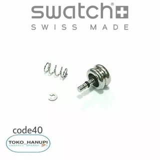 Tombol Knop Jam Tangan Swatch Irony Chronograph crono YCS 109 Irony