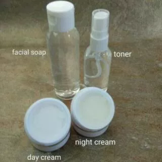cream pemutih wajah racikan farmasi/ Dermabright Lightening/ paket kulit normal/kulit flek/jerawat