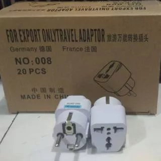 Adaptor for export onlytravel sambungan CABANG 3 KE NORMAL PS TV CHARGER BLOWER KULKAS DLL SERBAGUNA