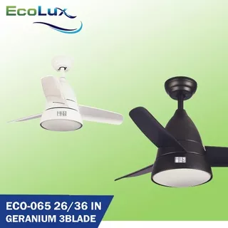 Kipas Angin Lampu Gantung / kipas lampu Ecolux tipe Eco-065 GERANIUM