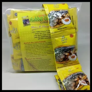 Kopi Herbal - Habbat Ginseng Coffee 5 in 1 - Minuman Kesehatan Original