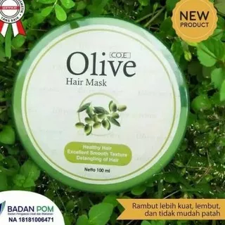 PROMO!!!! Original Magic Green Hair Mask Olive , Masker rambut terlaris , DIJAMIN BAGUS untuk perawa
