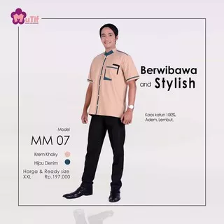 PROMO Koko Kaos Dewasa MUTIF MAN MM 07 Kream  ORIGINAL/COD/BEKASI