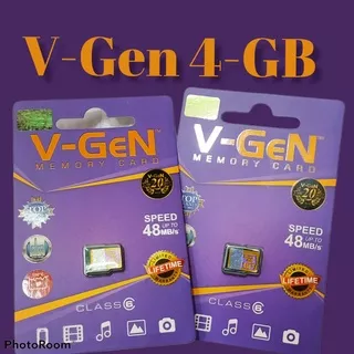 Micro SD Vgen 4GB 8GB 16GB 32GB Micro SDHC Memory Card Original Garansi Resmi