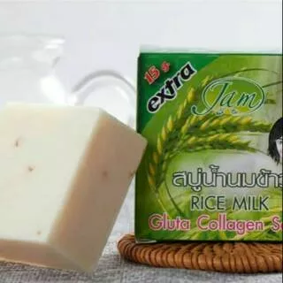 Jam Sabun Beras Thailand plus Collagen Original 100%