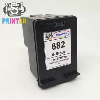 Tinta 682 Black HP Cartridge Compatible - Hitam