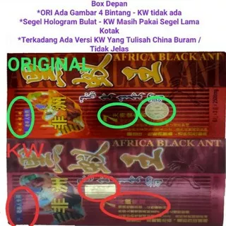 Semut Afrika / Kapsul Semut / Semut Hitam Original / Black Semut Ant Hitam 18 Kapsul